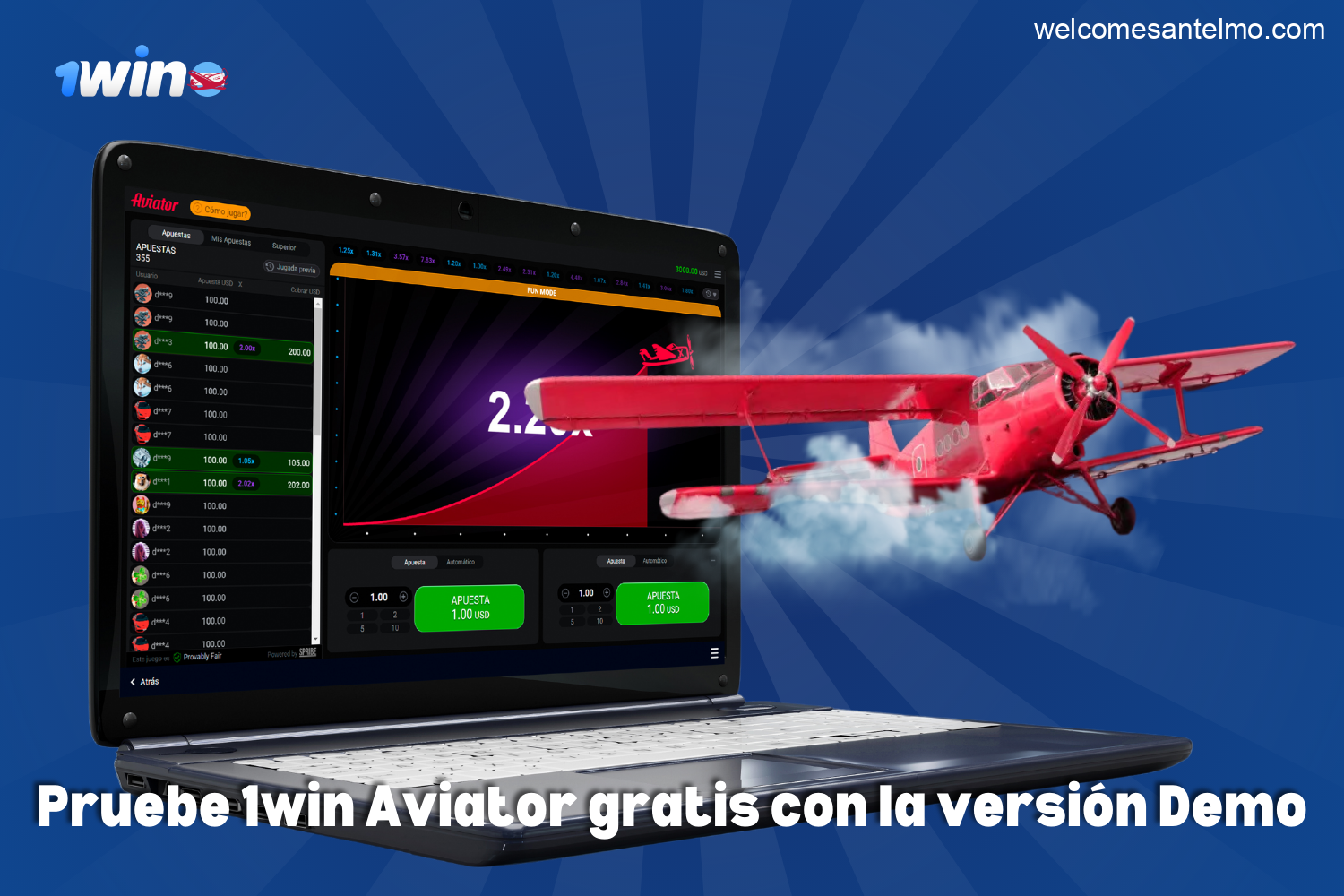 Los jugadores argentinos pueden probar 1win Aviator gratis en versión demo y practicar sin arriesgar fondos reales