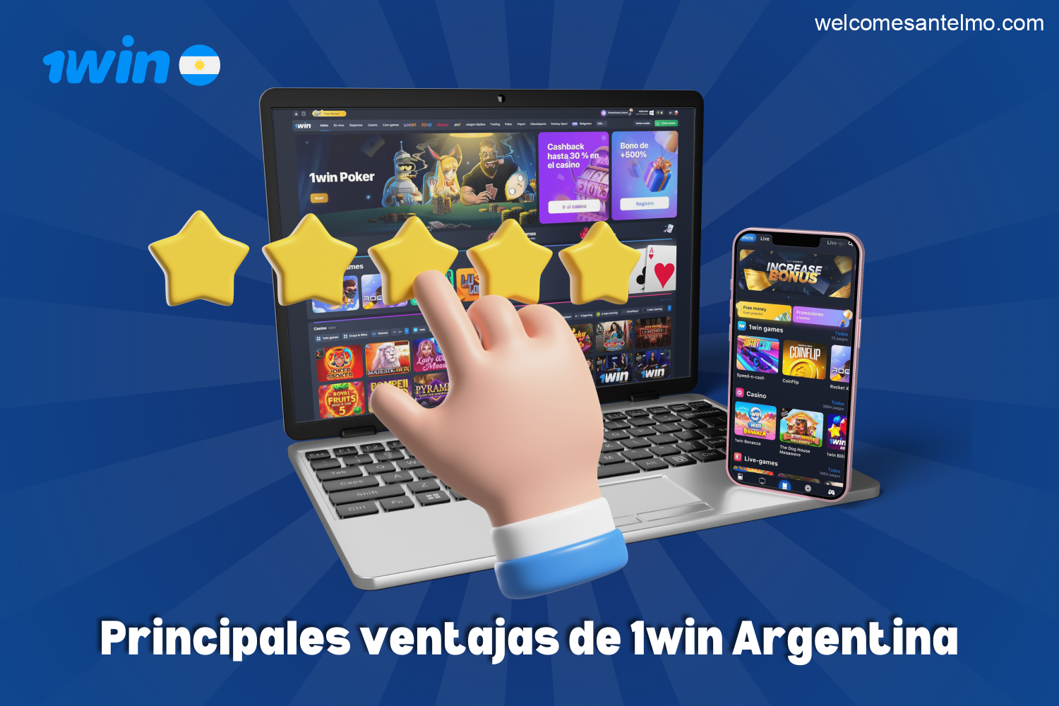 1win es el líder del mercado argentino de apuestas en línea gracias a sus numerosas ventajas